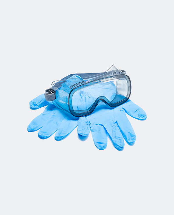 safety glasses protective glove